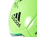 adidas Performance Euro 16 Glider Soccer Ball, Solar Green/Silver Metallic/Dark Grey, Size 3