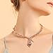 Viennois Snake Collar Choker Necklace Sexy Snake Series Red Crystal [Jewelry] for Party Gifts