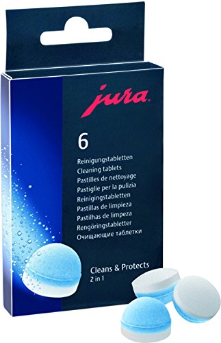 Jura 2-Phase Cleaning and Descaling Tablets for Fully Automatic Coffee Machines, 48 Count