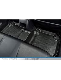 SMARTLINER   Juego de alfombrillas para Honda Accord Sedan (2018 2019), color negro