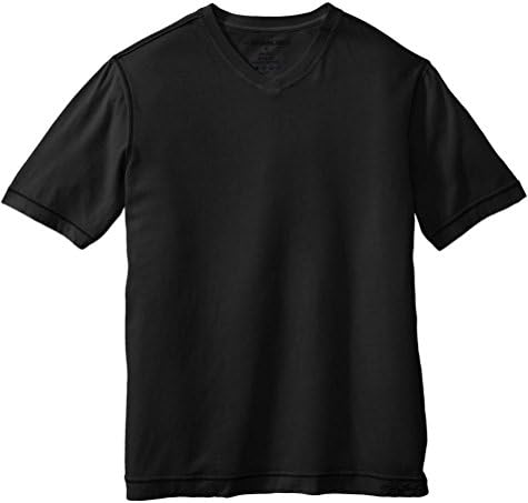Indigo Palms Co. Denim 'A Tommy Bahama Company' Cohen V-Neck T-Shirt (Medium, Black)