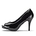 DREAM PAIRS ELSA Women's Closed Toe Stiletto Heel Platform Pumps Shoes