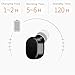 Mini Bluetooth Earphone, Invisible Wireless Headphone in-Ear Earbud with Microphone, 16 Hours Playing Time Earpiece Car Headset USB Charger for iPhone Samsung Smartphone (Nude)