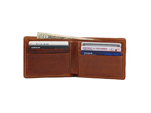 Smathers & Branson Men's Needlepoint Bi-Fold Wallet Benjamin/Multi