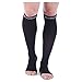 Doc Miller Toeless Compression Socks for Women and Men – 2 Pairs, 20-30mmHg, Open Toe, Knee High Support Socks for Travel, Work, Maternity, Sports, Standing, Daily Wear & All-Day Comfort