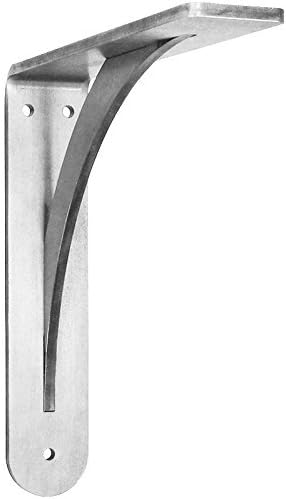 Brunswick Designer Countertop Support Bracket - Federal Brace - Proudly Made in America (12, Stainless Steel) by Federal Brace