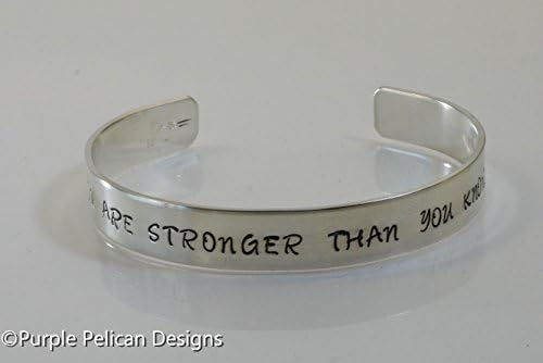 F--K Cancer You Are Stronger Than You Know Sterling Silver Bracelet
