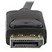 StarTech.com 6ft (2m) DisplayPort to HDMI Cable - 4K 30Hz - DisplayPort to HDMI Adapter Cable - DP 1.2 to HDMI Monitor Cable Converter - Latching DP Connector - Passive DP to HDMI Cord (DP2HDMM2MB)