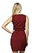 Miss Chase Women's Cotton Round Neck Sleeveless Zippered Shift Summer Dress