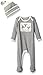 Burt's Bees Baby Baby Organic Lap Shoulder Coverall and Knot Top Hat Set