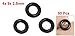 uxcell a12040200ux0412 Flexible O Rings Washers Grommets, 4 mm x 9 mm x 2.5 mm, Nitrile Rubber 50 Pieces