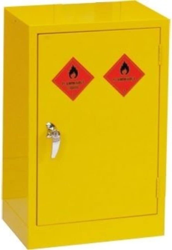 Stalwart CD998 Single Door Hazardous Substance Cabinet 10L