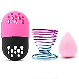 Beauty Sponge Travel Case, Makeup Sponges and Drying Holder Set (3 Pack)