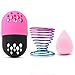 Beauty Sponge Travel Case, Makeup Sponges and Drying Holder Set (3 Pack)