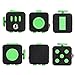 Ouker 3 Pack Fidget Toys,Fidget tri-Spinner,Fidget Cube,Bike Fidget Chain for ADD ADHD Stress And Anxiety Relief Green Set