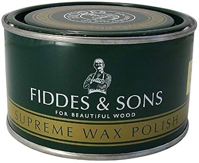 Fiddes Supreme Wax Polish 400ml Jacobean - Wood Finish Polish