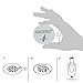 Glowseen LED Light Up Bottle Light Glorifier Sticker Bottle Glow Coaster -Warm White(3-Pack)