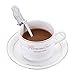 Mermaid Coffee Spoon Stainless Steel Hanging Spoon Set - 18/10 Cute Teaspoon Sugar Spoon Ice Cream Desert Spoon Hanging Spoons Cup Soup Multi-functional Kitchen Tools Set (Pack of 5)