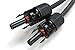 uxcell A Pair 10Ft Flexible Solar Panel Extensions Cable 10 AWG PV Wire w/Male Female MC4 Connector High Current Carrying Capacity
