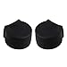 BQLZR Black Rubber Clarinet Thumb Rest Cushion Protector Comfortable Pack of 5