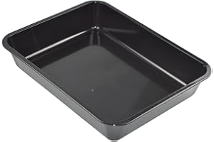 OMEM Reptile Drinking Tray - Large Water Dish Plastics Plate for Turtles, Small Reptiles, Ball Pythons, Lizards, and Snake Ca