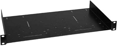 Pulse RKSU-1U Universal 1U Rack Shelf 19 Inch Black Metal