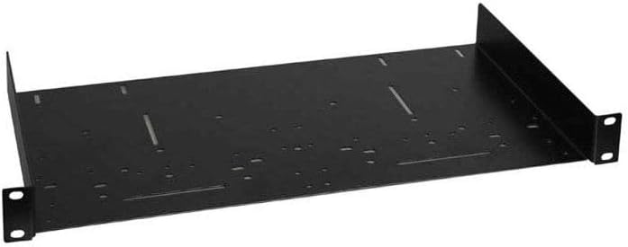 Pulse RKSU-1U Universal 1U Rack Shelf 19 Inch Black Metal