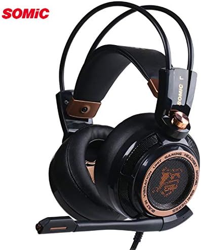 HAMISS Somic Upgrade G941 Active Noise Cancelling 7.1 Virtual Surround Sound USB Gaming Headset with Mic Vibrating for PC Laptop