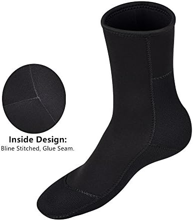 3mm Neoprene Socks for Wetsuit Snorkeling Fins Fishing Water Beach Sports