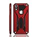 Kitoo Defender Designed for iPhone XR Eco-Friendly Case with Kickstand, Military Grade Shockproof 12ft. Drop Tested - Red