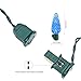 Brizled Xmas Lights, 200 LED Connectable Mini Lights for Indoors, Outdoors, Christmas Tree, Patio - White