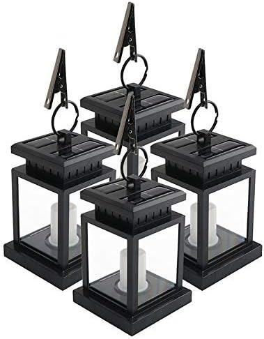 Candle Solar Powered Light Outdoor Garden Yard Pathway Lamp Hanging Solar Lights Outdoor Umbrella Lantern Garden Patio Umbrella Lights Candle Lantern For Decorated Amazon Ca Sports Outdoors