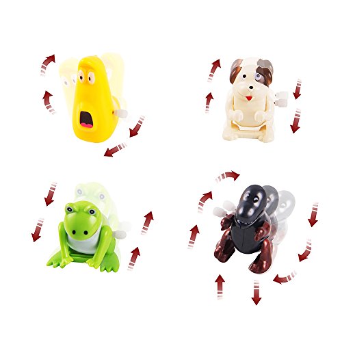 12 Pieces Assorted Wind-up Toys Easter Egg Stuffer for Kids Party Favors