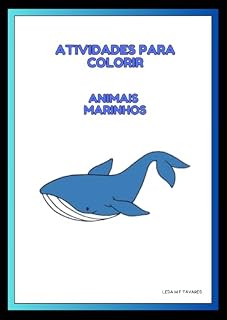 Livro Atividades para colorir: Animais marinhos