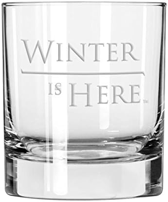 Winter is Here Old Fashioned Scotch Whiskey Glass