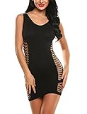 Avidlove Women's Chemise Lingerie Fishnet Babydoll Sleepwear Mesh Dress