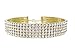 LuxeLife Gold Rhinestone Choker 5 Row Women’s Crystal Necklace Diamond Collar with 5