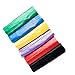 LazyMe T Shirt Bags, Bolsas De Plastico Para Negocio,12x20 Inches Plastic Shopping Bags with Handles for Grocery, Business, Restaurant Use (Blue 50pcs, Purple 50pcs)