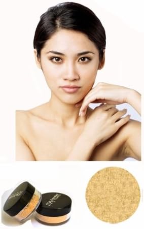 ITAY Beauty All-Natural Pressed Mineral Eye Shadows in Caribbean Samba+Sample Sized Foundation In Your Color (MF-4 Golden Nutmeg)