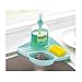 Buytra Sponge Holder, Kitchen Sink Caddy Suction Cup Holder for Sponges, Soap, Scrubbers, Cleaning Brush, Blue