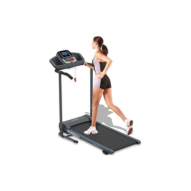 Electric Folding Treadmill Exercise Machine Smart Compact Digital
