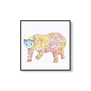 Framed Canvas Wall Art for Living Room, Bedroom Cute Animal Theme Canvas Prints for Home Decoration Ready to Hang - 16x16 inches