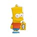 Tribe FD003402 The Simpsons Springfield Pendrive Figure 8 GB Funny USB Flash Drive 2.0 Memory Stick Data Storage, Keyholder Key Ring, Bart Simpson, Yellow