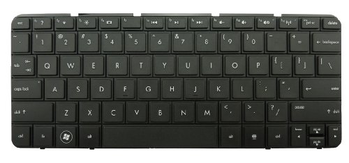New US Layout Black Keyboard for HP Mini 1103 110-3500 110-3600 110-3700 series laptop.