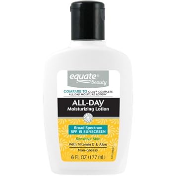 equate daily facial moisturizer spf 15