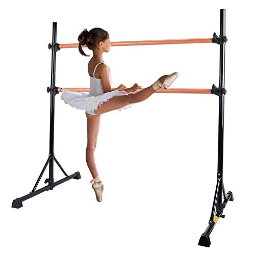 ZELUS Portable Ballet Barre Bar for Home Kids Ballet Bar 5ft Adjustable