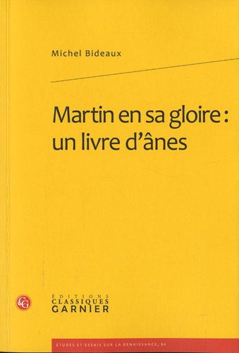 Martin en sa gloire, un livre d'ânes