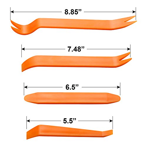 image for TOPNEW 5PCS Auto Trim Removal Tools Fastener Removers Strong Nylon Doo