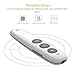 Wireless Presenter Remote with Laser Pointer, Doosl USB Rechargeable Presentation Remote Control PPT Slides Clicker for PowerPoint, Laptop, MAC,Google Slides. (White)