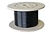 Loos Stainless Steel 302/304 Wire Rope, Vinyl Coated, 7x7 Strand Core, Black, 3/64